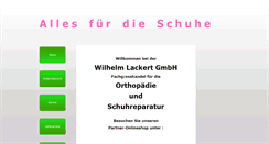 Desktop Screenshot of lackert-hamburg.de